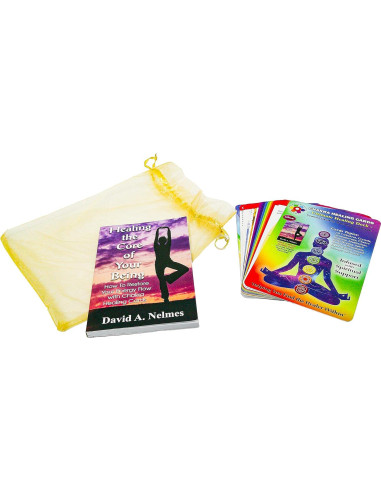 Kit de Cartas de Sanación de Chakras Luz de Sanación Profunda