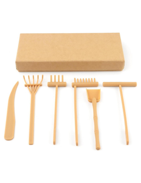 Juego de herramientas de jardín zen plástico 6Pcs SYCOOVEN