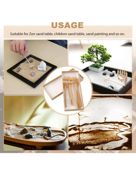 Juego de herramientas de jardín zen plástico 6Pcs SYCOOVEN