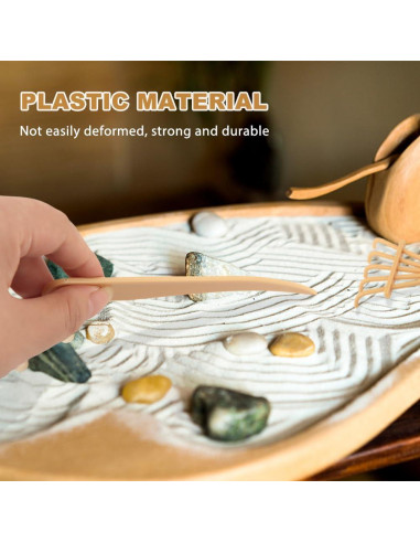 Juego de herramientas de jardín zen plástico 6Pcs SYCOOVEN