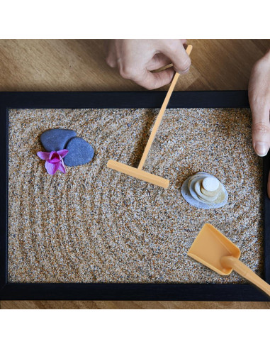 Juego de herramientas de jardín zen plástico 6Pcs SYCOOVEN