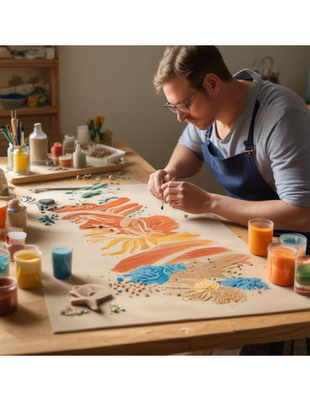 Arena Decorativa de Playa Royal Imports 2.04 kg Blanca