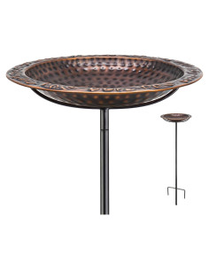 Baño de Aves de Cobre Puro Good Directions 102 cm Bronce