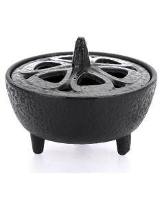 Soporte de Incienso JUXYES Vintage de Hierro Fundido 8.4 cm