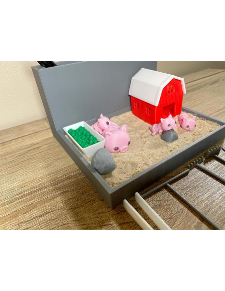 Organizador de Escritorio Jardín Zen Yippeemaker Cerdo DIY