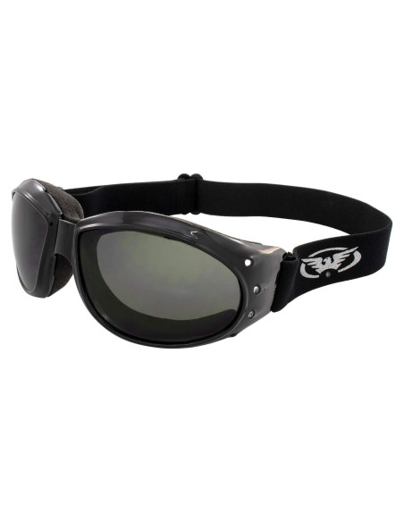 Gafas de Motocicleta Global Vision Eliminator Anti-Rayas Humo