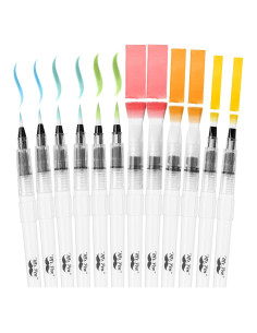 Marcadores de Pincel Acuarelables Mr. Pen - Set de 12 Unidades