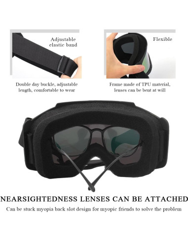 Gafas de motocross Yourkar a prueba de viento y polvo