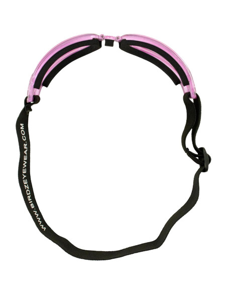 Gafas de Moto Birdz Eyewear Cardinal Plegables Rosa Translucido