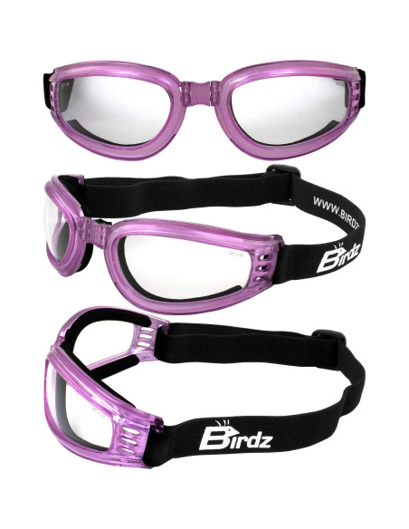 Gafas de Moto para Mujer Birdz Cardinal - 2 Pares con Lentes UV400