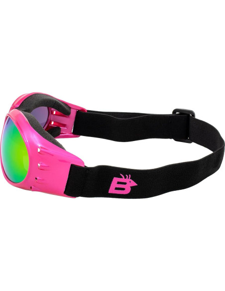 Gafas de Moto Birdz Eyewear Eagle 2 Pares Rosas con Lentes