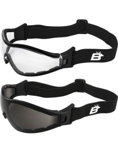 Gafas Birdz Boogie 4 Pares con Acolchado para Motocicleta y Esquí 2