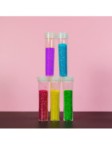 BAZIC Brillo Agitador Neón 30g para Manualidades y Arte