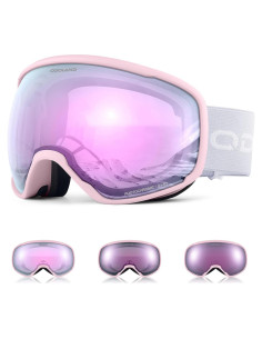 Gafas de Esquí Fotoquímicas Odoland Rosa UV Anti-Niebla