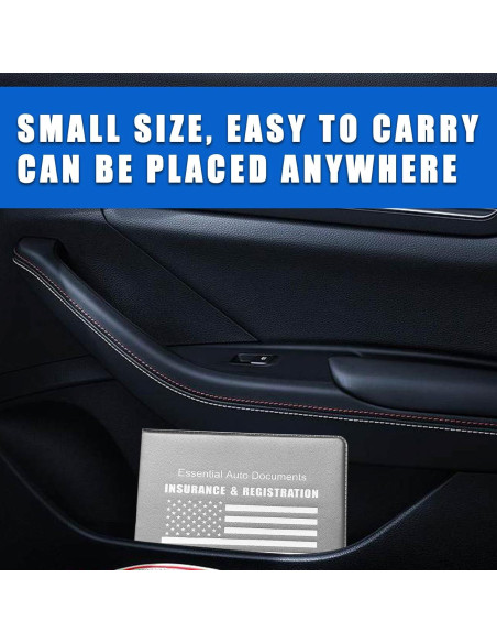 Soporte de Registro de Automóvil Ziciner 2Pack PVC Gris/Bandera