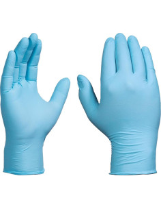 Guantes Desechables de Nitrilo Gloveworks 5 Mil Pequeños Caja 100 2