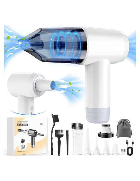 Aspiradora de Escritorio Ehoyal, Mini Sin Cable 60W, HEPA