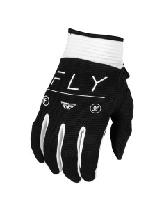Guantes F-16 para Mujeres Fly Racing Negro/Blanco Mediano