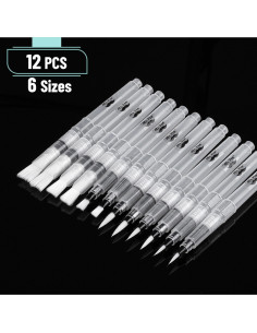 Marcadores de Pincel Acuarelables Mr. Pen - Set de 12 Unidades 2
