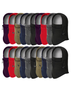 Pasamontañas Táctico de Forro Polar - 20 Piezas Unisex