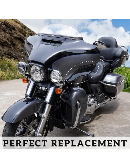 Deflectores de Aire Ajustables VEISUTOR para Harley 2014-2022
