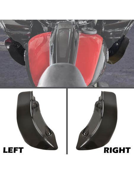 Deflectores de viento VEISUTOR para Harley Touring 2015-2021