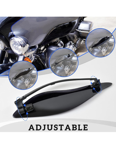 Deflectores de Aire Ajustables VEISUTOR para Harley 2014-2022