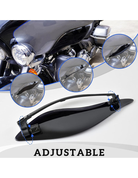 Deflectores de Aire Ajustables VEISUTOR para Harley 2014-2022