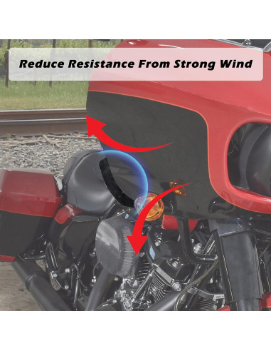 Deflectores de viento VEISUTOR para Harley Touring 2015-2021