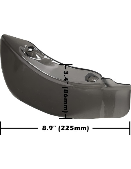Deflectores de viento VEISUTOR para Harley Touring 2015-2021