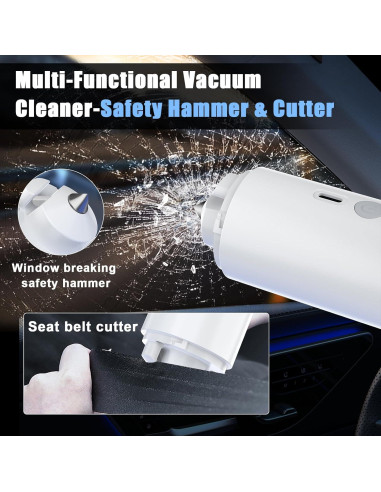 Aspiradora de Escritorio Ehoyal, Mini Sin Cable 60W, HEPA