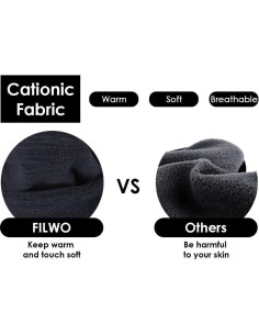 Calentador de Cuello Térmico UHEREBUY Doble Capa Invierno 2