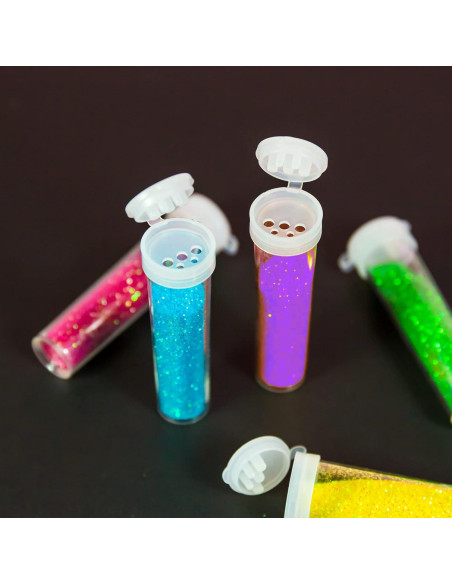 BAZIC Brillo Agitador Neón 30g para Manualidades y Arte