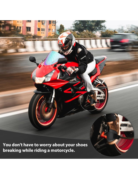 4 Almohadillas de Cambio de Motocicleta Roucerlin Ajustables