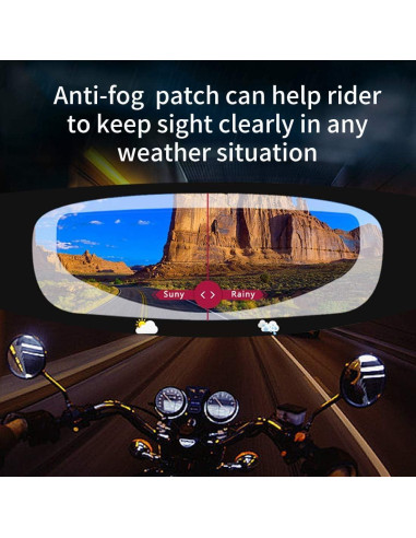 Visera Anti Niebla para Casco SEDICI Strada II y III JQF Gear