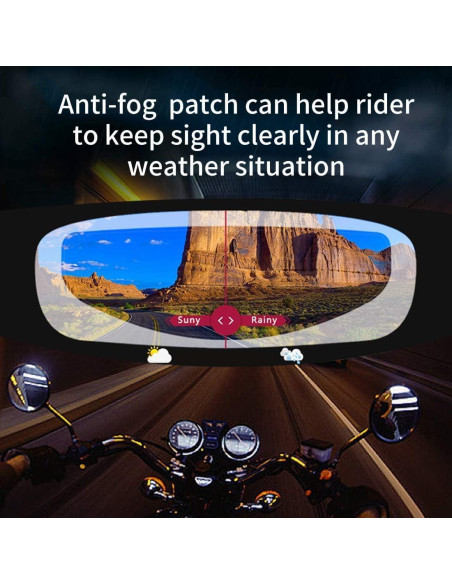 Visera Anti Niebla para Casco SEDICI Strada II y III JQF Gear