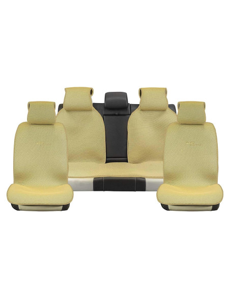 Funda de Asiento de Coche Sojoy SJ0007 Beige Universal