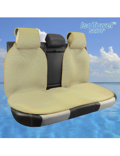Funda de Asiento de Coche Sojoy SJ0007 Beige Universal 2