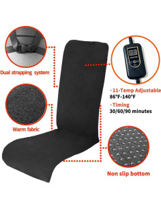 Cojín de Asiento Calentable MAXCOM SM-05 Plegable y Lavable 2