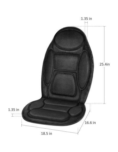 Cojín de Masaje Viscoelástico Snailax con Calor y Masaje para Pies