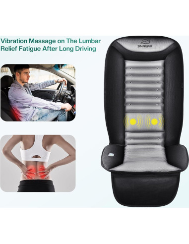 Funda de Asiento de Coche Refrigerante Snailax SL-252-L con Masaje