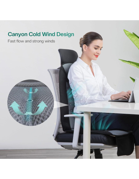 Funda de Asiento de Coche Refrigerante Snailax SL-252-L con Masaje