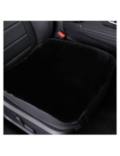 Funda de Asiento FLMaples de Piel Sintética Negra Universal