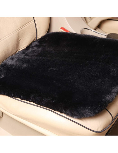 Funda de Asiento FLMaples de Piel Sintética Negra Universal