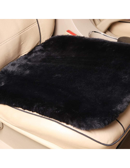 Funda de Asiento FLMaples de Piel Sintética Negra Universal