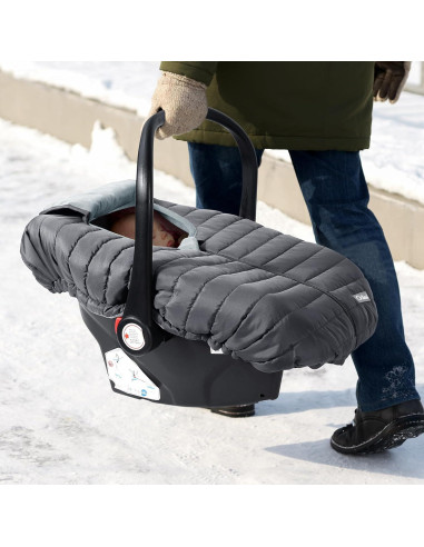 Funda de Asiento de Auto para Bebés Orzbow Gris Oscuro Universal