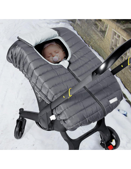 Funda de Asiento de Auto para Bebés Orzbow Gris Oscuro Universal