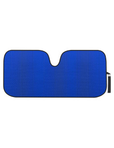 Sombrilla Solar para Parabrisas Motor Trend Azul 147x61 cm