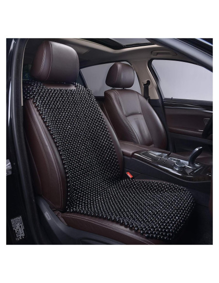 Cubierta de Asiento de Coche KENNISI con Cuentas Naturales 56x112cm