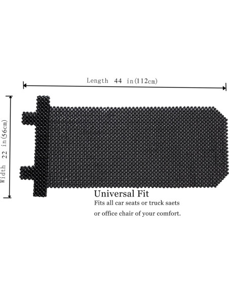 Cubierta de Asiento de Coche KENNISI con Cuentas Naturales 56x112cm